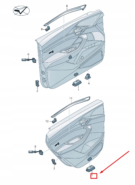 OEM komponent 4KE947415B — Volkswagen, Auf Lager in der EU — Foto 1