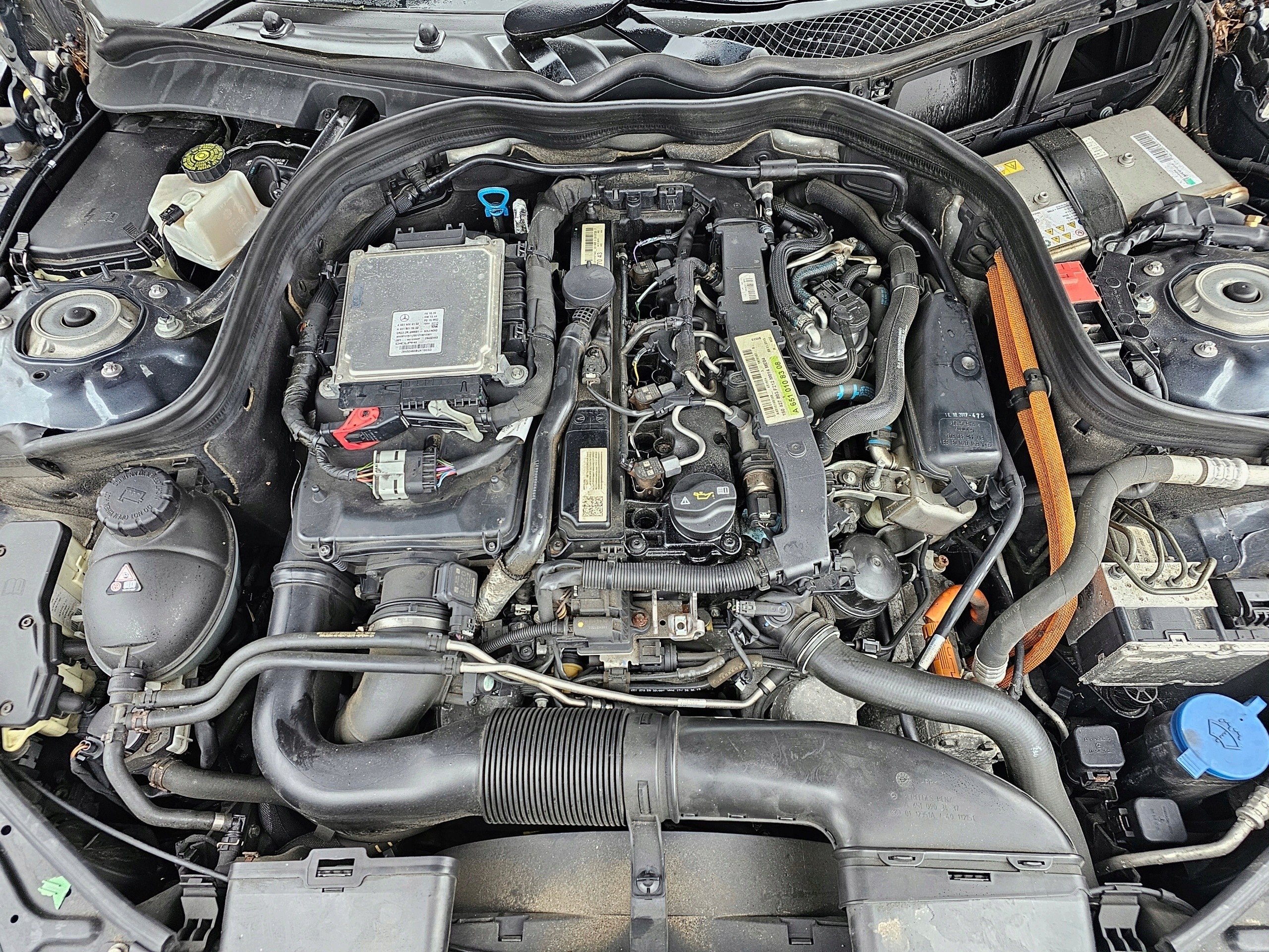 Kompletní motor — Mercedes-Benz C-Class 2.2 CDI, Auf Lager in der EU — Foto 1