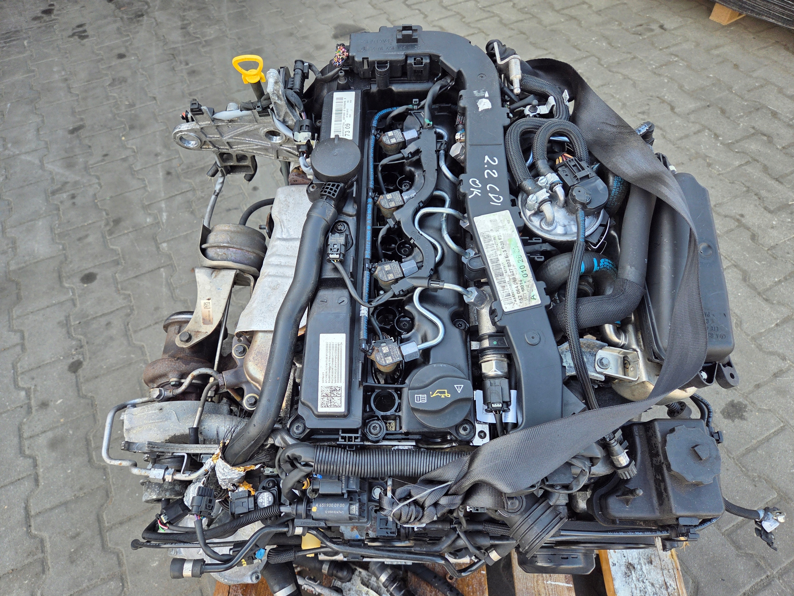 Motor — Mercedes-Benz C-Class 2.2 CDI, Auf Lager in der EU — Foto 1