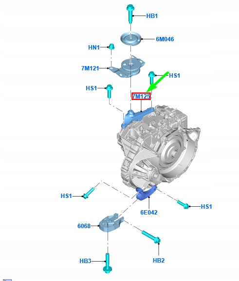 Převodovka — Ford Connect, Auf Lager in der EU — Foto 1