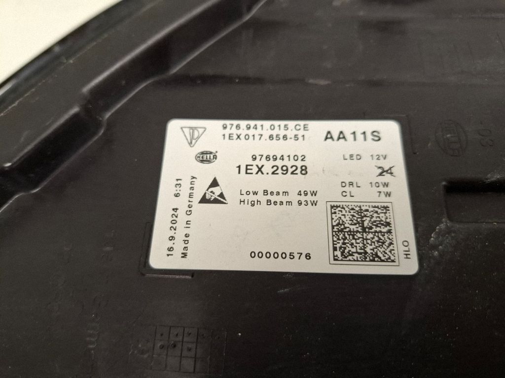 976941015 Porsche Panamera (976) světlomet, Auf Lager in der EU — Foto 3 z 4