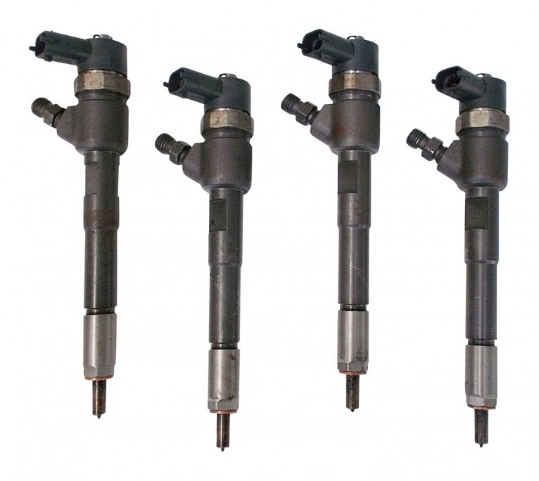 Fiat 500X 1.3 d 95 hp sada 4 ks vstřikovačů Bosch 0445110614, Auf Lager in der EU — Foto 1