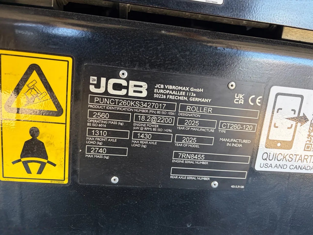2025 JCB CT, 30 mth, Import Auf Lager in der EU — Foto 7 z 12