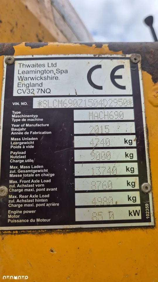 2015 Thwaites MACH, Import Auf Lager in der EU — Foto 5 z 12