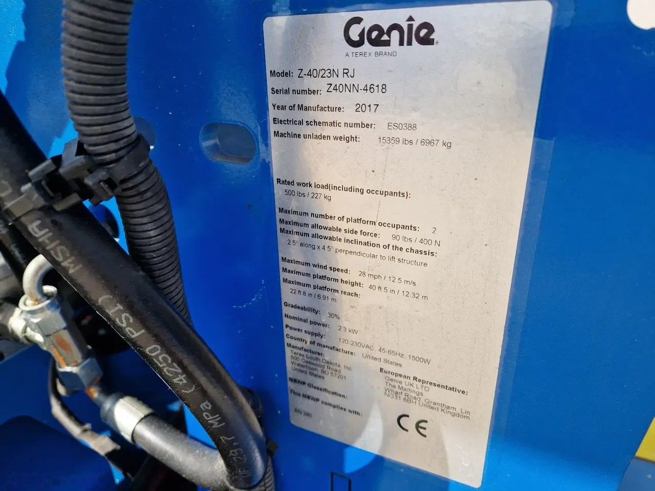 2017 Genie, 843 mth, Import Auf Lager in der EU — Foto 9 z 18