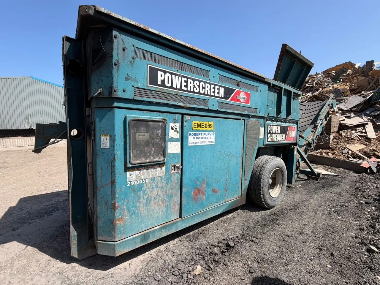 2004 Powerscreen Powershredder 1800, 2.500 mth, Import Auf Lager in der EU — Foto 2 z 16