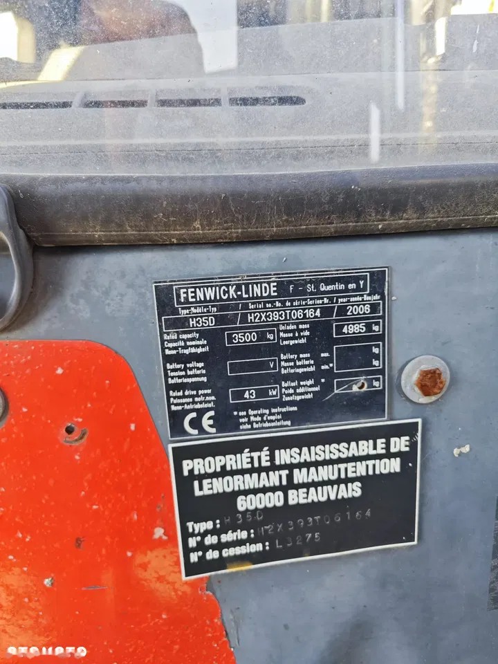 2006 Linde H35D, 7.200 mth, Import Auf Lager in der EU — Foto 8 z 24