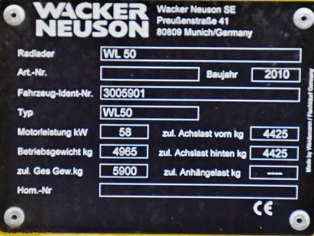 2010 Wacker Neuson WL, 1.670 mth, Import Auf Lager in der EU — Foto 11 z 11