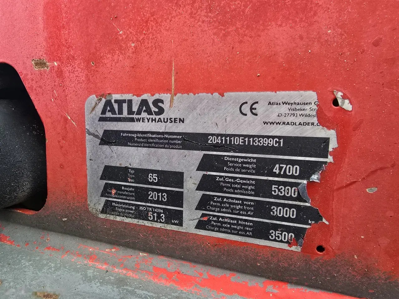 2013 Atlas 65, 4.290 mth, Import Auf Lager in der EU — Foto 9 z 9