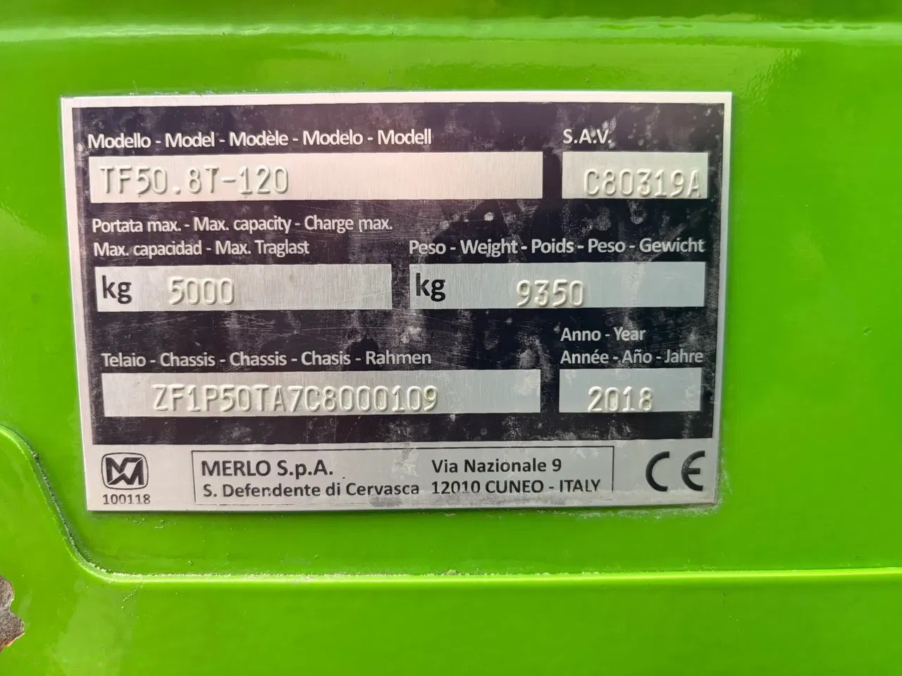2018 Merlo TF, 4.500 mth, Import Auf Lager in der EU — Foto 15 z 16