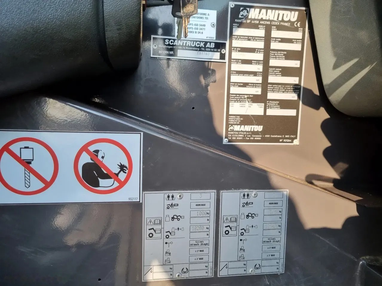 2015 Manitou MRT, 4.426 mth, Import Auf Lager in der EU — Foto 12 z 16