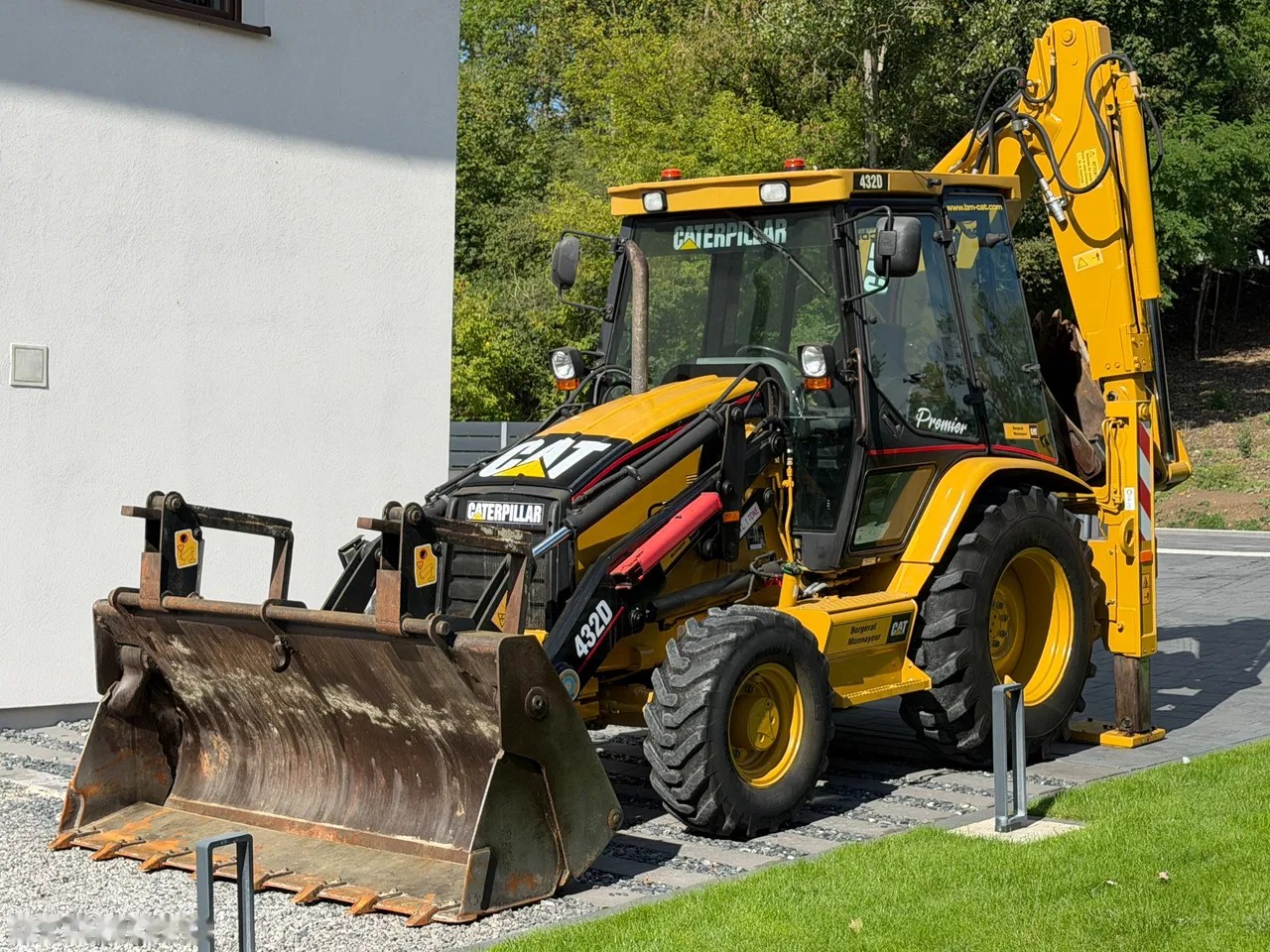2002 Caterpillar 432D, 9.950 mth, Import Auf Lager in der EU — Foto 1