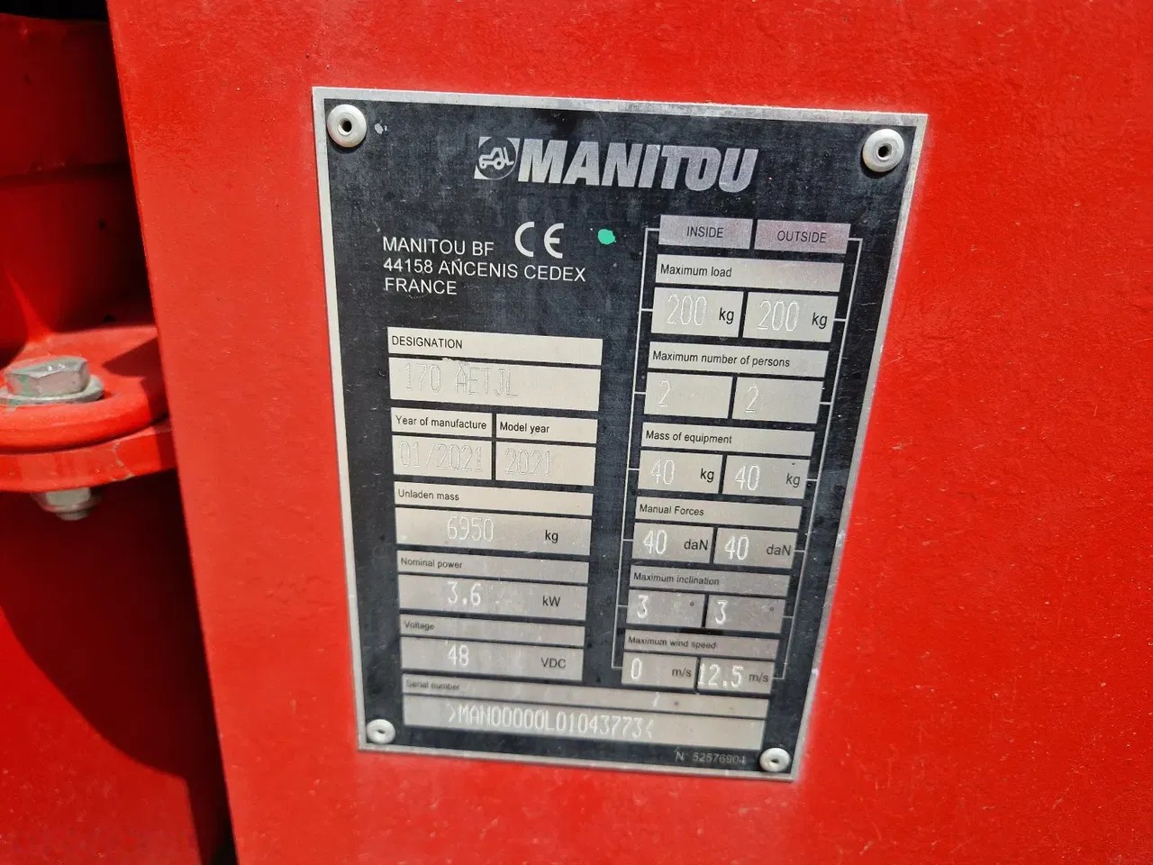 2021 Manitou 170, 117 mth, Import Auf Lager in der EU — Foto 9 z 17