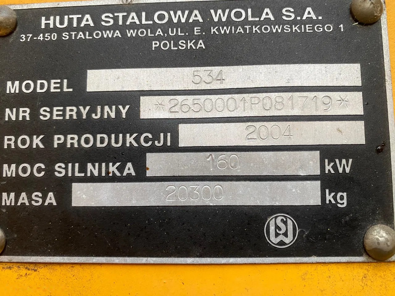 2004 Hsw 534, 1.660 mth, Import Auf Lager in der EU — Foto 9 z 18