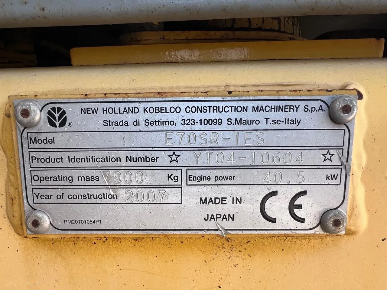 2007 New Holland E70SR-1ES, 7.324 mth, Import Auf Lager in der EU — Foto 2 z 15
