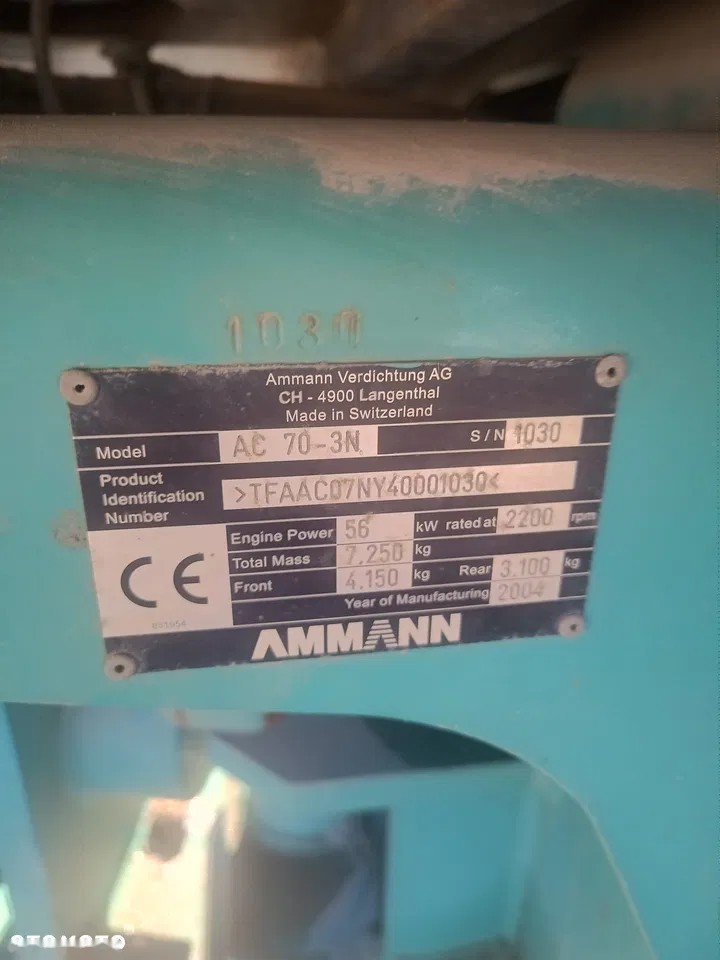 2004 Ammann AC 70-3N, 3.094 mth, Import Auf Lager in der EU — Foto 5 z 14