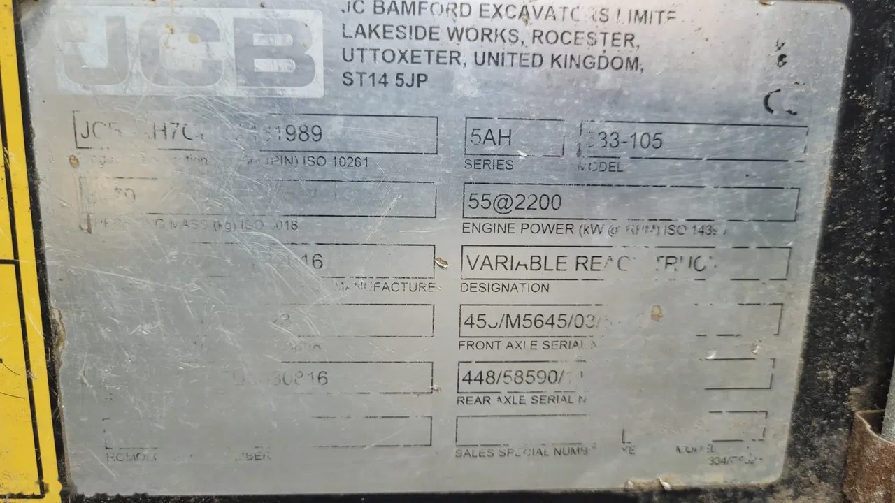 2016 JCB 533-105, 3.469 mth, Import Auf Lager in der EU — Foto 11 z 16