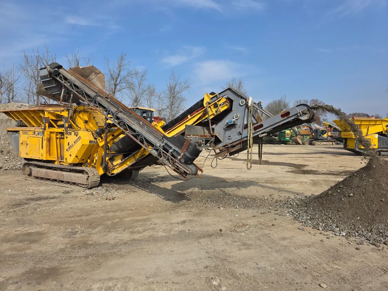 2008 Rubble Master RM80 + OS80, 5.179 mth, Import Auf Lager in der EU — Foto 10 z 24