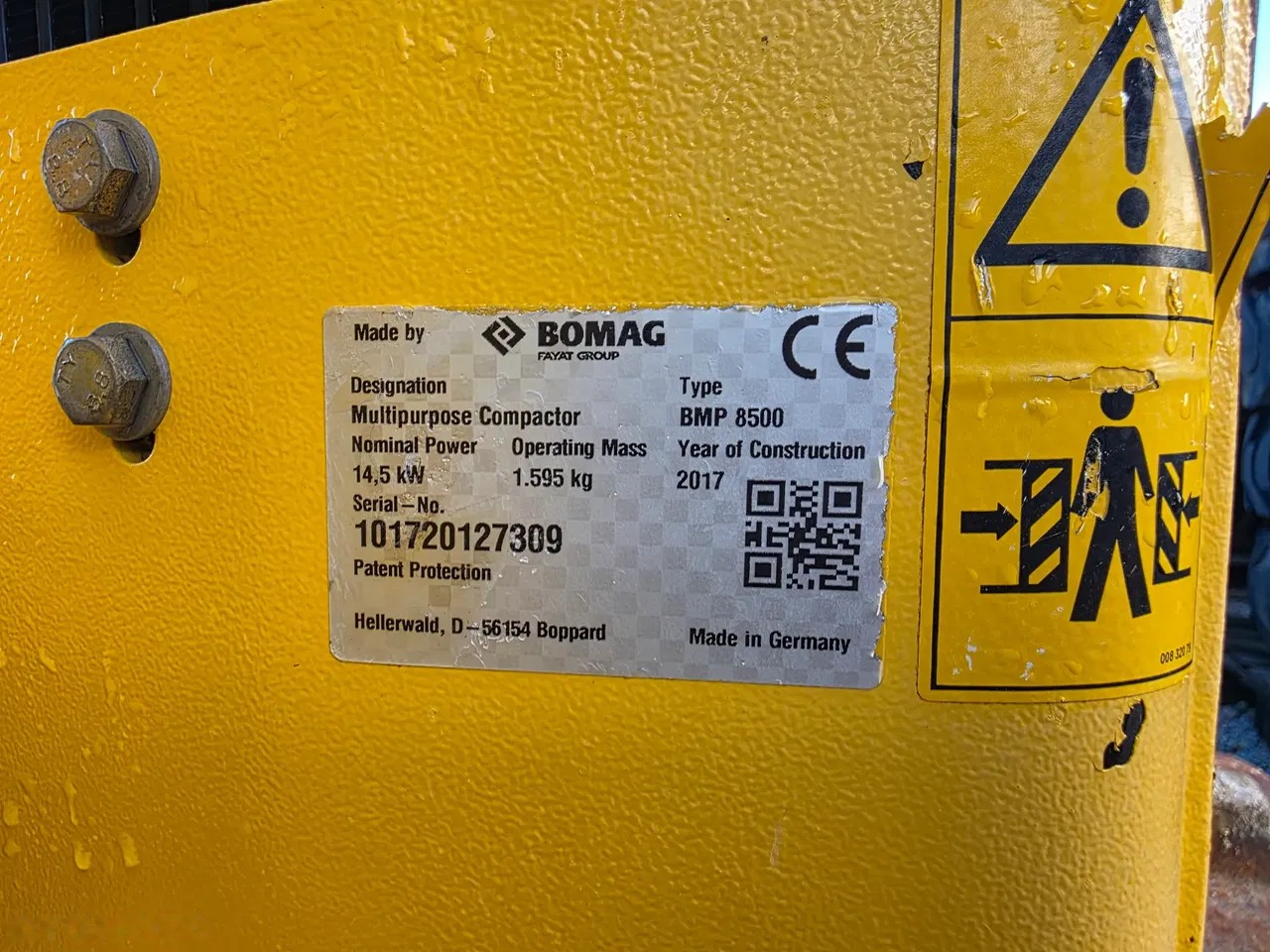 2017 Bomag BMP, 950 mth, Import Auf Lager in der EU — Foto 16 z 18