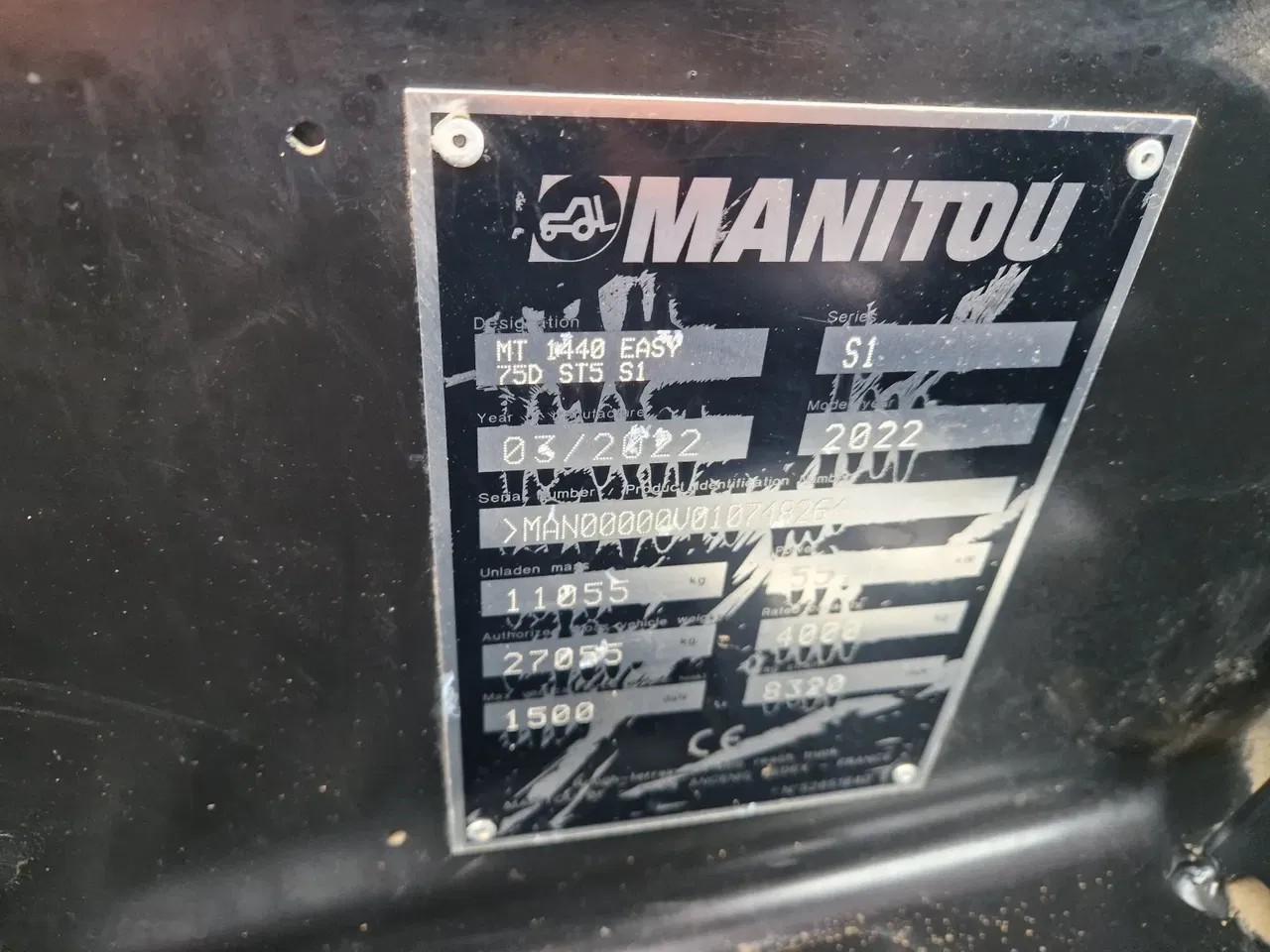2022 Manitou MT, 958 mth, Import Auf Lager in der EU — Foto 9 z 17
