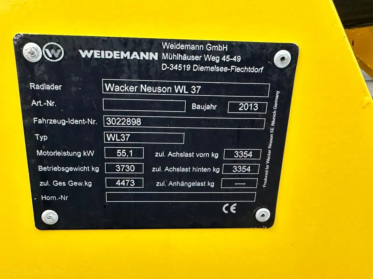 2013 Wacker Neuson WEIDEMANN, 3.092 mth, Import Auf Lager in der EU — Foto 9 z 22