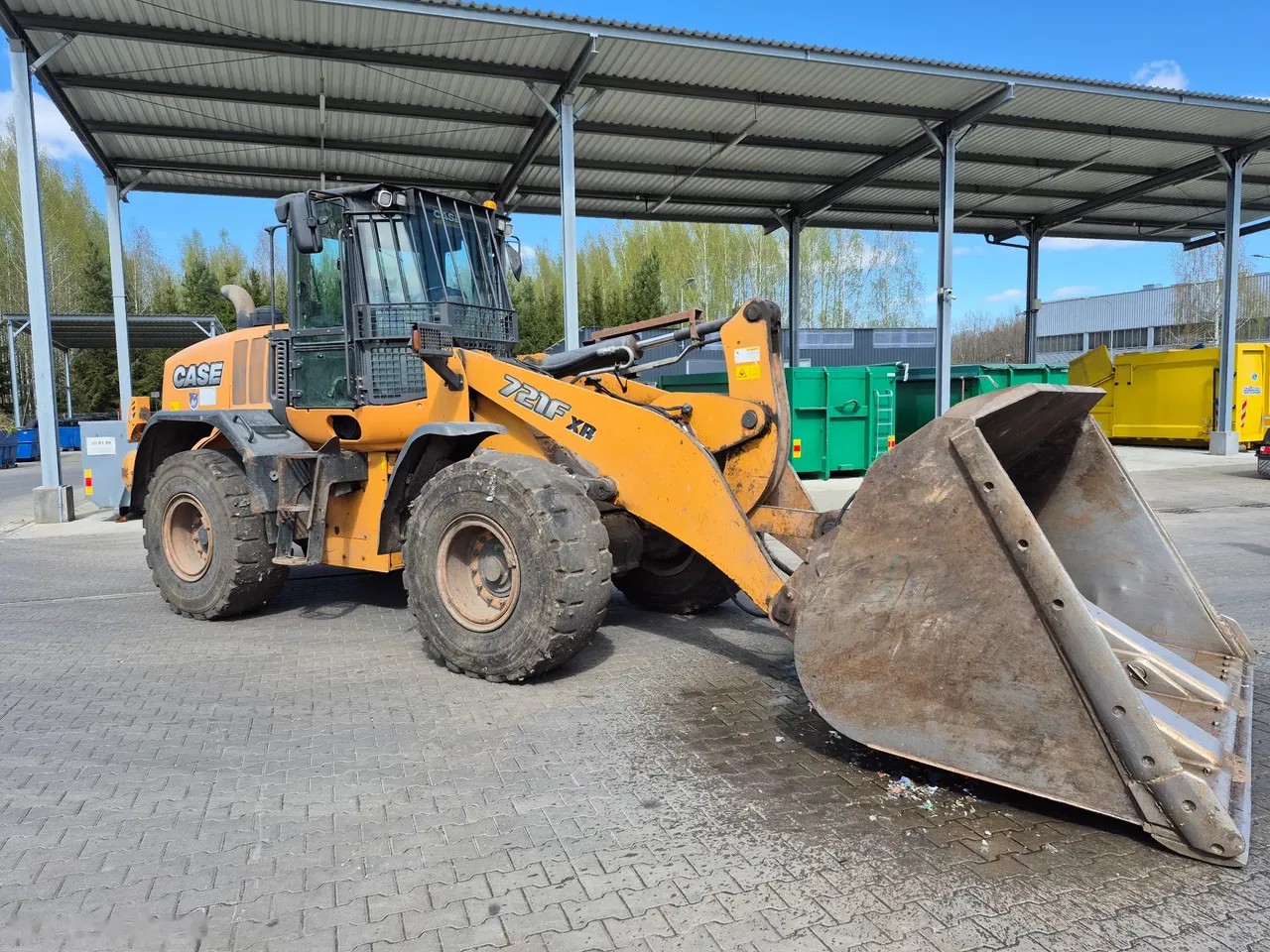 2015 Case 721F XR, 19.290 mth, Import Auf Lager in der EU — Foto 3 z 7