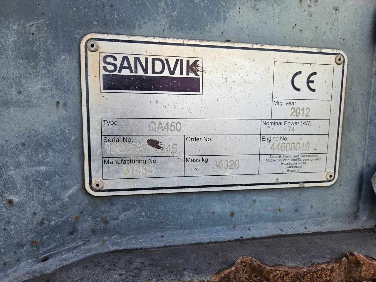 2012 Sandvik PRZESIEWACZ, Import Auf Lager in der EU — Foto 11 z 13