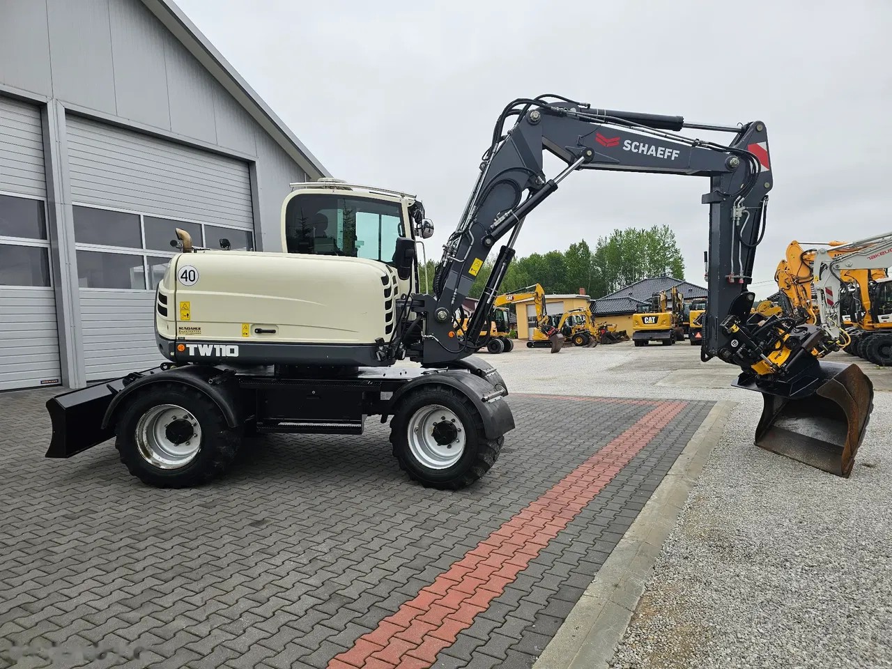2017 Schaeff Terex TW 110, 7.360 mth, Import Auf Lager in der EU — Foto 6 z 24