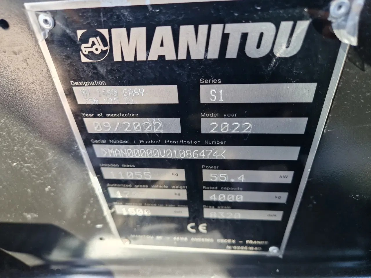 2022 Manitou MT, 917 mth, Import Auf Lager in der EU — Foto 9 z 20