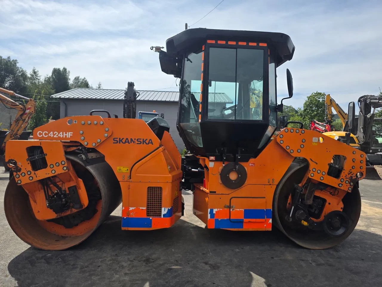 2009 Dynapac CC424, 6.176 mth, Import Auf Lager in der EU — Foto 1