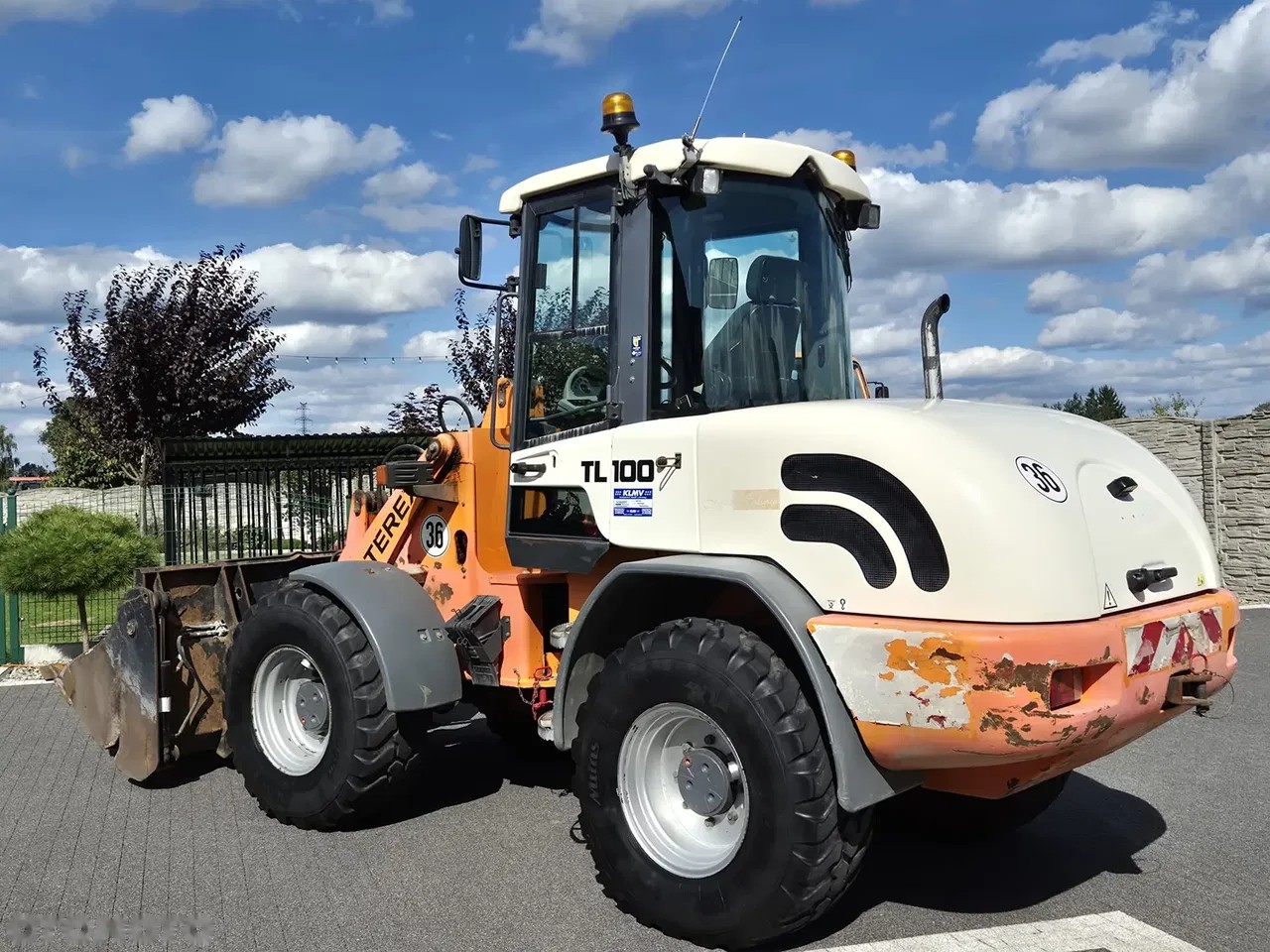 2007 Terex TL100, 7.000 mth, Import Auf Lager in der EU — Foto 3 z 12