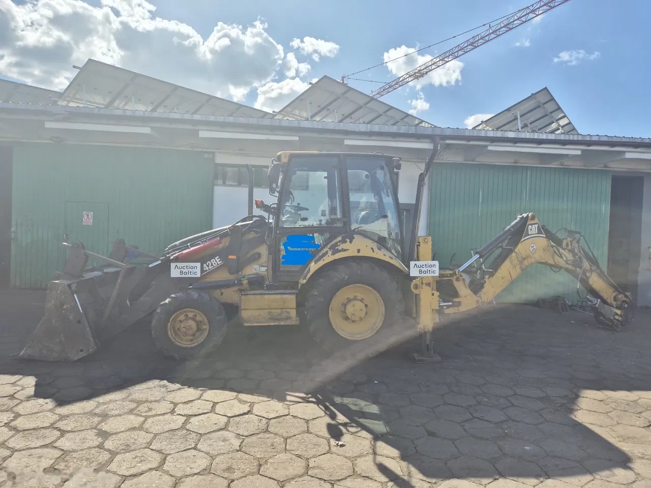 2007 Caterpillar 428 E, 11.465 mth, Import Auf Lager in der EU — Foto 1