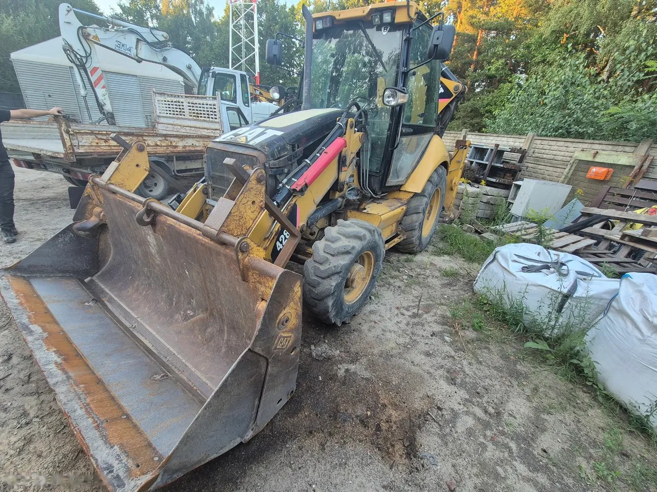 2007 Caterpillar 428 E, 5.236 mth, Import Auf Lager in der EU — Foto 3 z 11