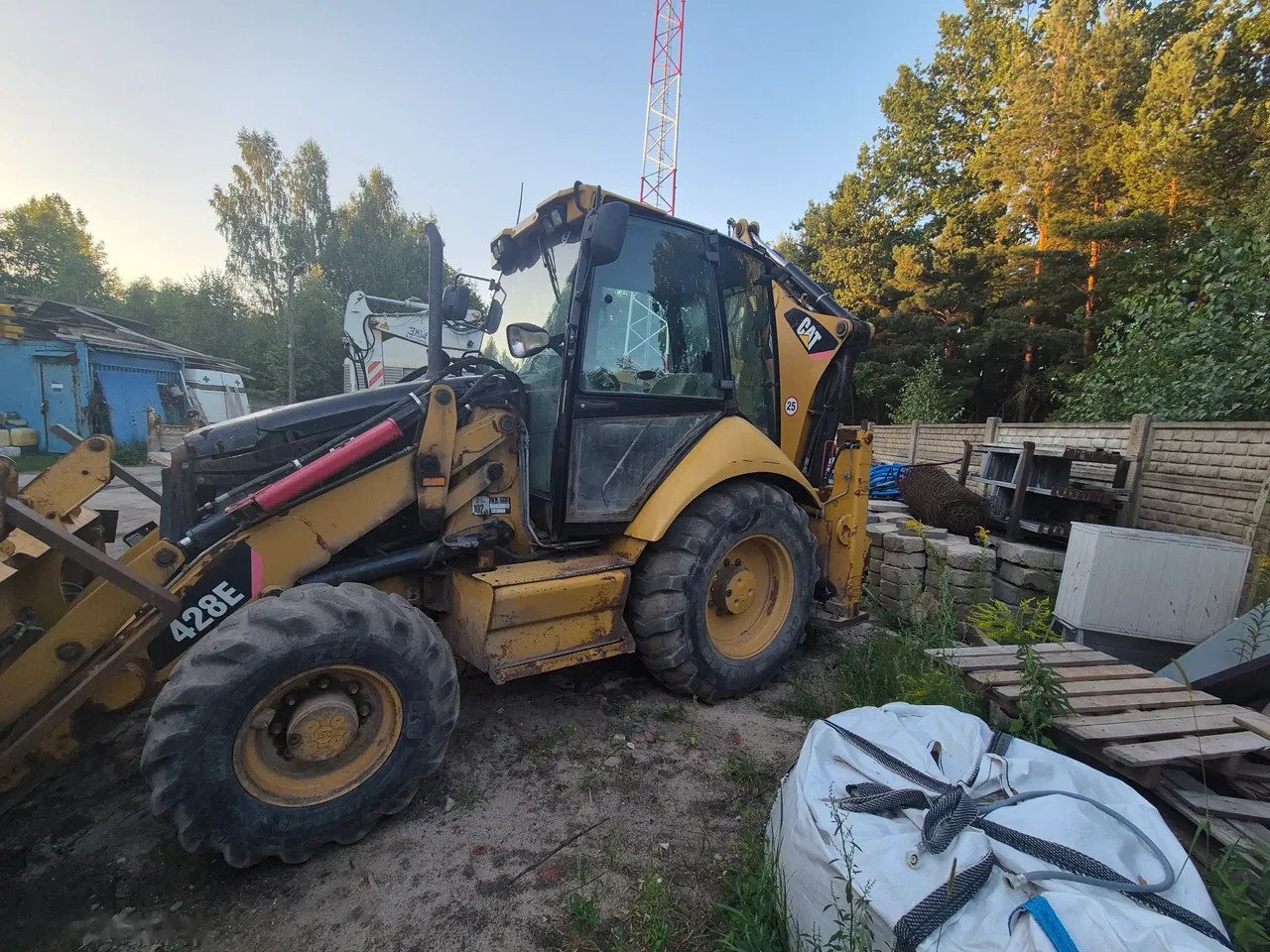 2007 Caterpillar 428 E, 5.236 mth, Import Auf Lager in der EU — Foto 4 z 11