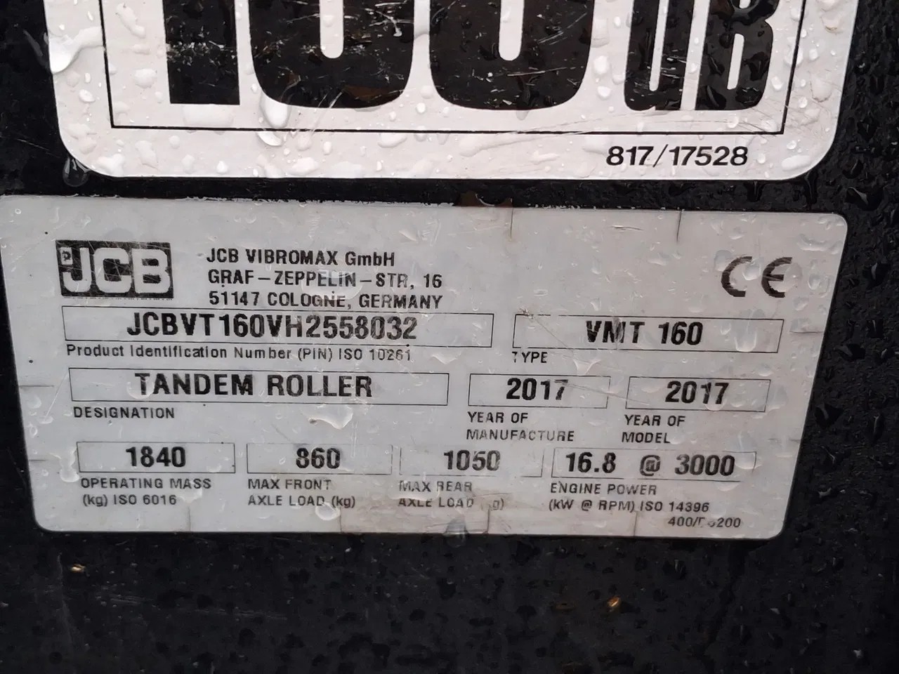 2017 JCB VMT 160 - 80, 323 mth, Import Auf Lager in der EU — Foto 10 z 10