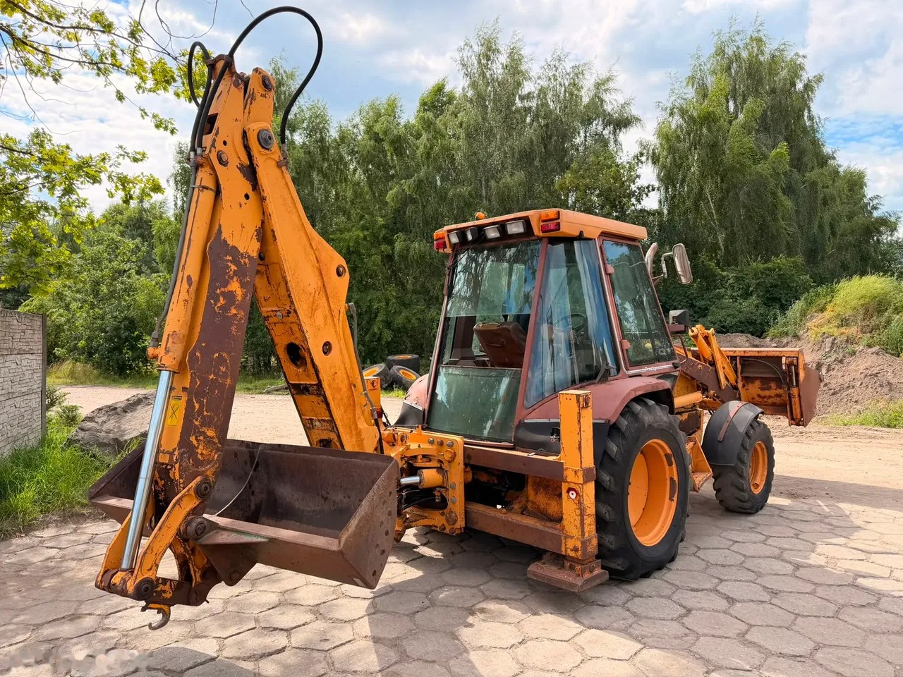 1997 Case 580 Super, 5.813 mth, Import Auf Lager in der EU — Foto 2 z 5