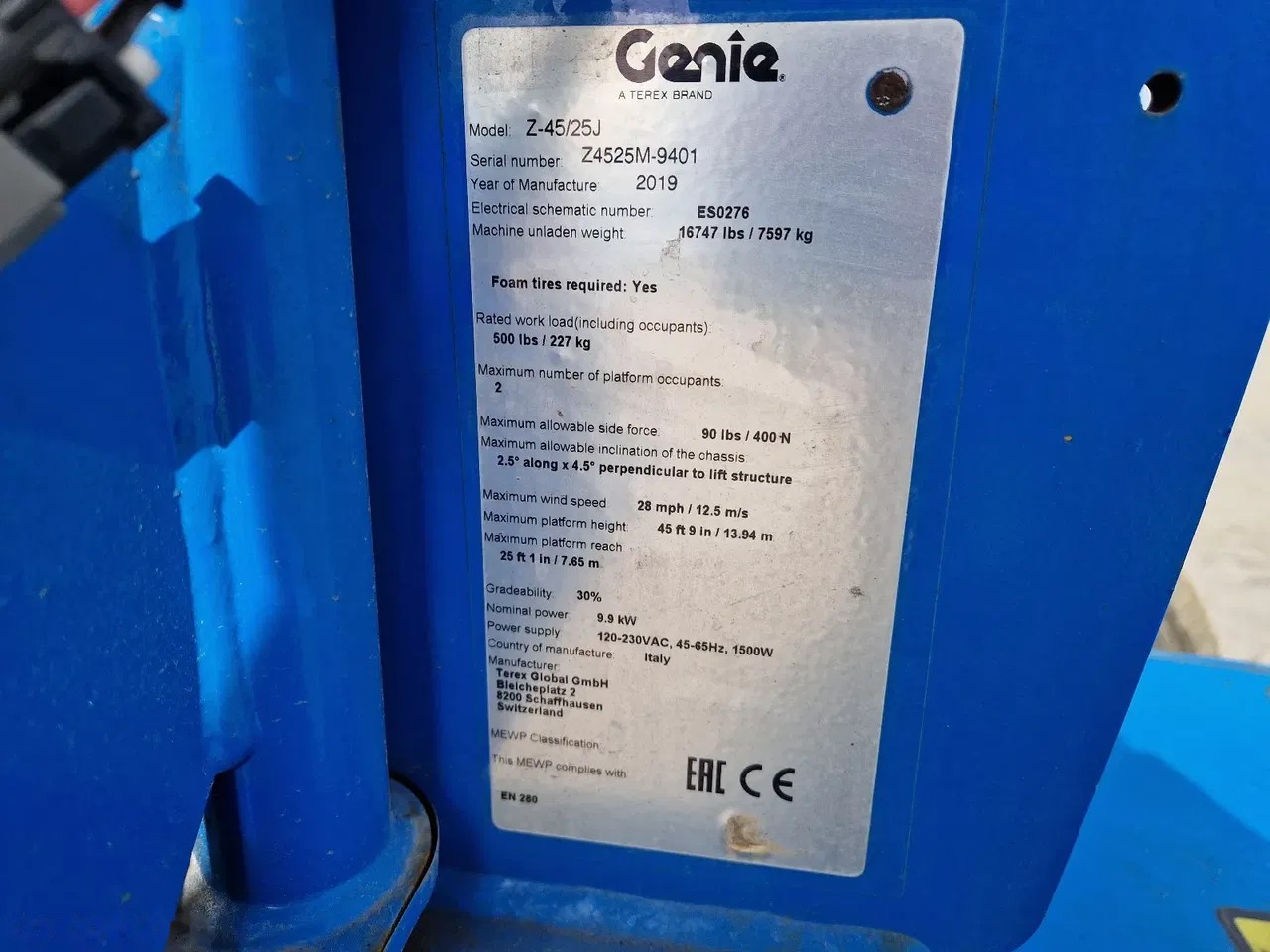 2019 Genie, 433 mth, Import Auf Lager in der EU — Foto 10 z 17