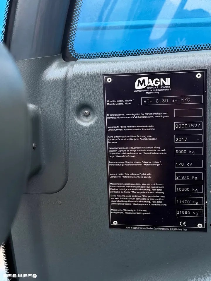 2017 Magni RTH, 4.391 mth, Import Auf Lager in der EU — Foto 9 z 24