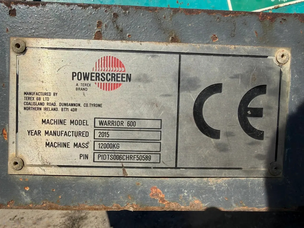 2015 Powerscreen Warrior 600, 4.300 mth, Import Auf Lager in der EU — Foto 10 z 11
