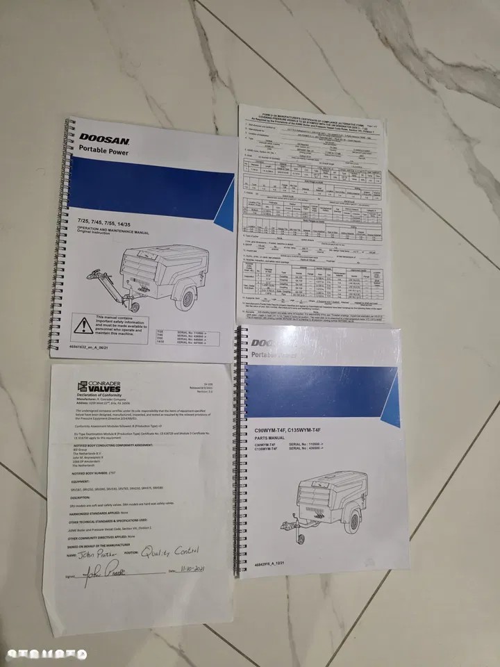 2023 Doosan KOMPRESOR, 14 mth, Import Auf Lager in der EU — Foto 14 z 14