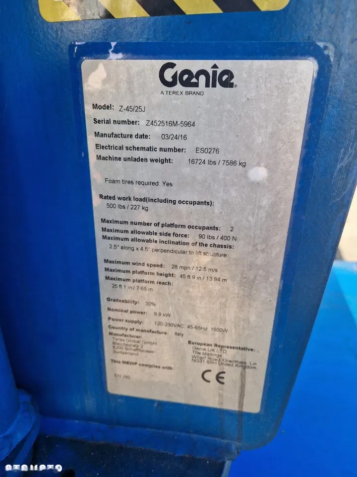 2016 Genie, 664 mth, Import Auf Lager in der EU — Foto 9 z 16