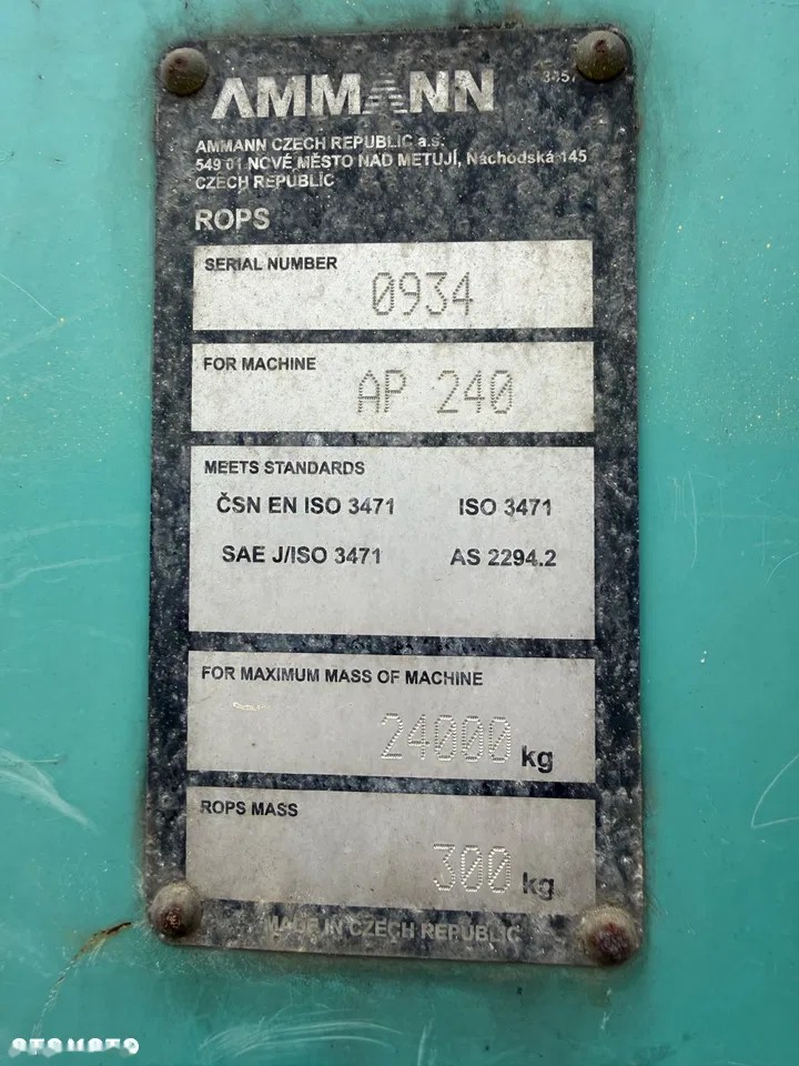 2010 Ammann AP 240, 9.000 mth, Import Auf Lager in der EU — Foto 8 z 8