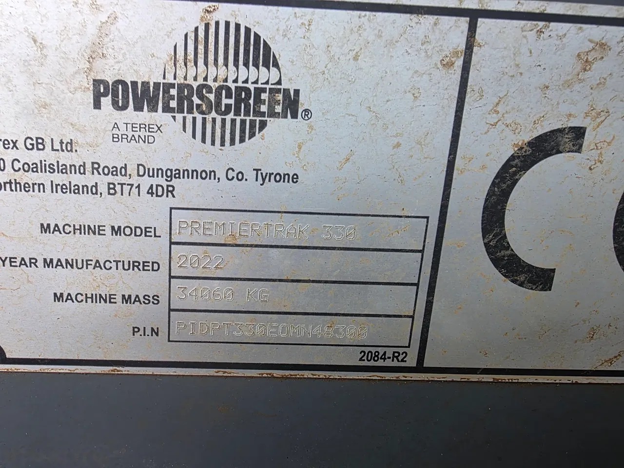 2022 Powerscreen Premiertrak 330, 1.944 mth, Import Auf Lager in der EU — Foto 13 z 24