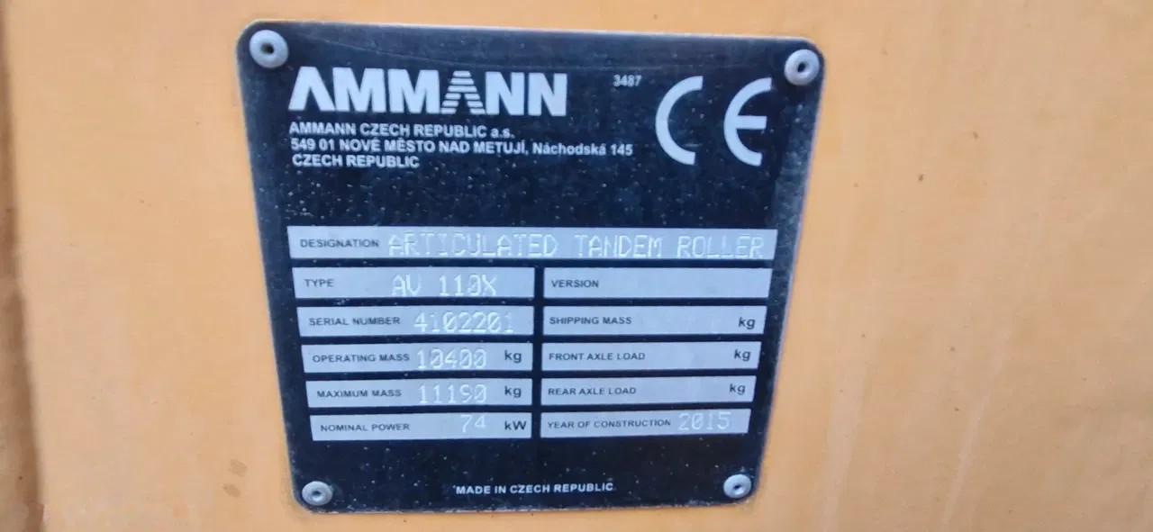 2015 Ammann, 1.380 mth, Import Auf Lager in der EU — Foto 9 z 10