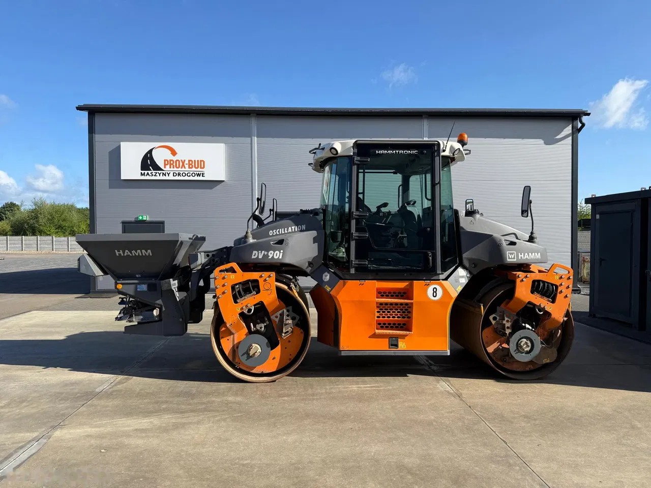 2017 Hamm DV+90 VO-S, 6.340 mth, Import Auf Lager in der EU — Foto 1