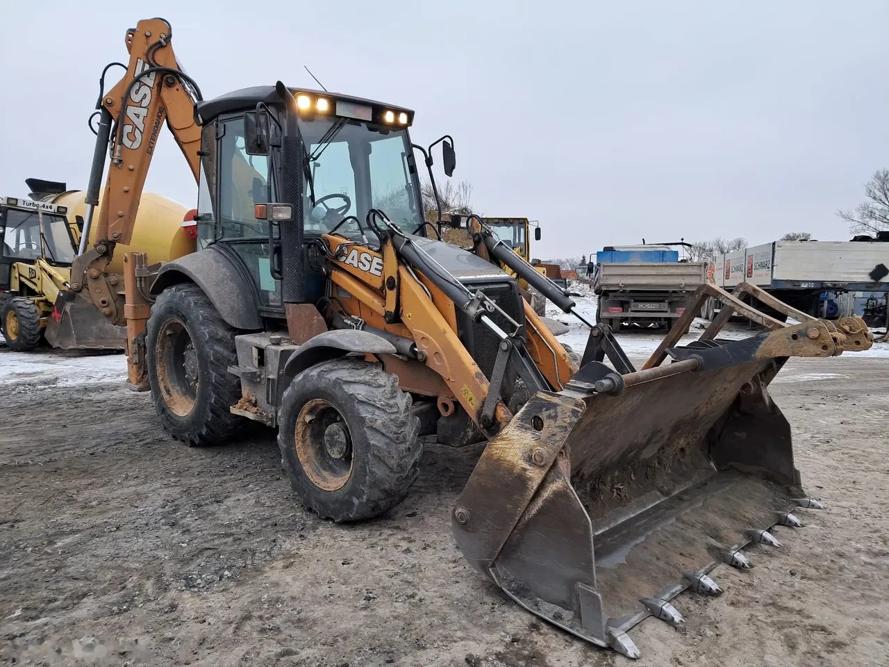 2019 Case 580, 3.243 mth, Import Auf Lager in der EU — Foto 4 z 16
