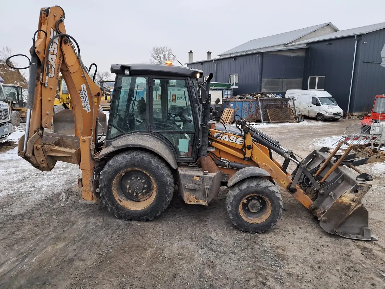 2019 Case 580, 3.243 mth, Import Auf Lager in der EU — Foto 5 z 16