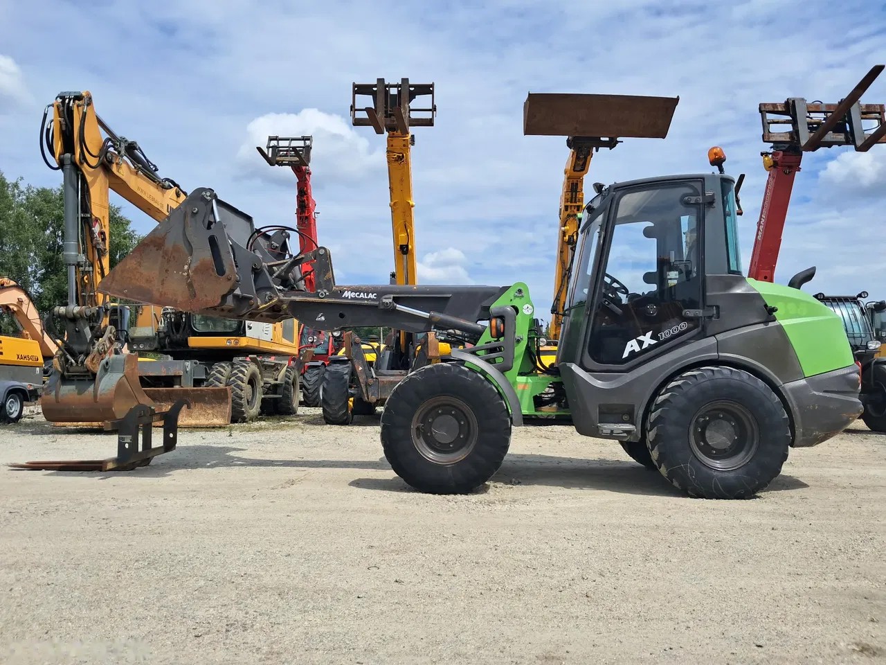 2017 Mecalac AX 1000, 3.550 mth, Import Auf Lager in der EU — Foto 1