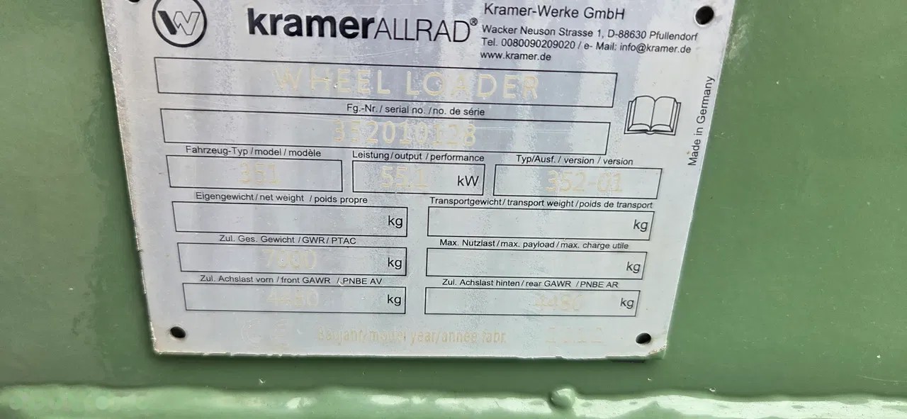 2012 Kramer, 7.800 mth, Import Auf Lager in der EU — Foto 10 z 20