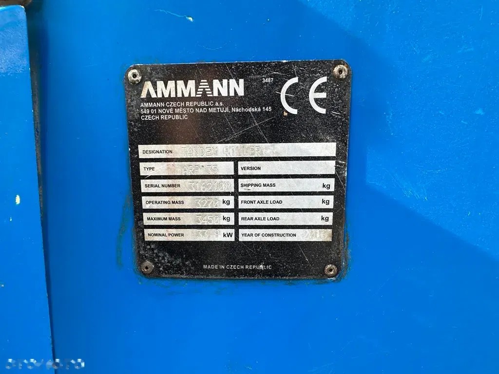 2016 Ammann ARP 35, 5.454 mth, Import Auf Lager in der EU — Foto 15 z 16